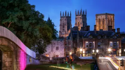 York Minster at dusk