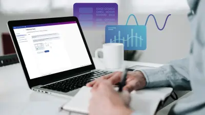 La suite de calibrage ETAS affichée sur un ordinateur portable, proposant des processus de calibrage assistés par l'IA, des visualisations d'analyses de données et des outils de développement logiciel destinés à l'ingénierie automobile.