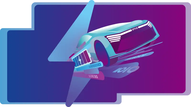 Illustration for the empowering electric motion campagne