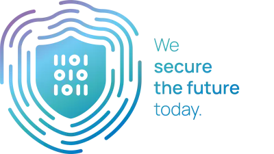 Cette image représente l'engagement d'ETAS en faveur de la cybersécurité automobile. Elle montre un bouclier avec un code binaire superposé à une empreinte digitale, symbolisant la sécurité des identités numériques et la protection des données dans l'industrie automobile.