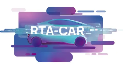 ETAS 製品 RTA-CAR の自動車と名称のイラスト