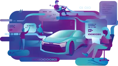 Open source software illustration