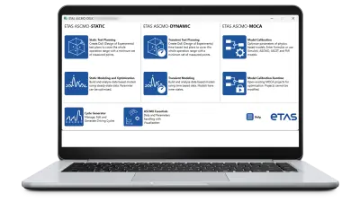 笔记本电脑显示屏上的 ASCMO-DESK 屏幕截图